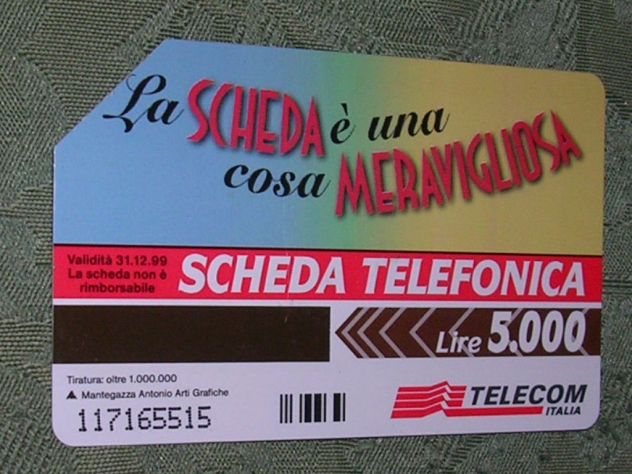 SCHEDA TELEFONICA ITALIA 59U