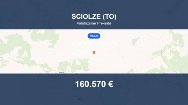Immobile in asta di 288 m², box auto in vendita a Sciolze