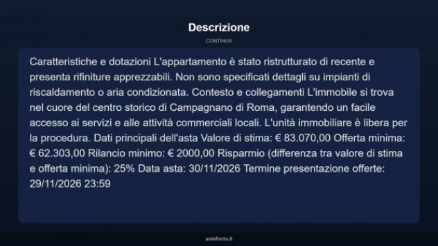 Immobile in asta di 74 m² in vendita a Campagnano di Roma - Foto 7