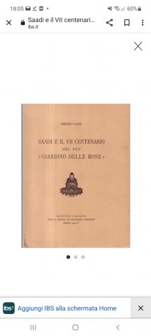 Saadi e il VII centenario del suo Giardino delle rose