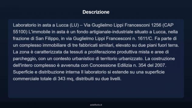 Immobile in asta di 343 m² in vendita a Lucca - Foto 5