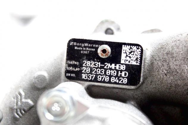 28231-2MHB0 TURBINA TURBOCOMPRESSORE HYUNDAI TUCSON 1.6 I 132KW AUT 5P (2021) RICAMBIO USATO - Foto 5