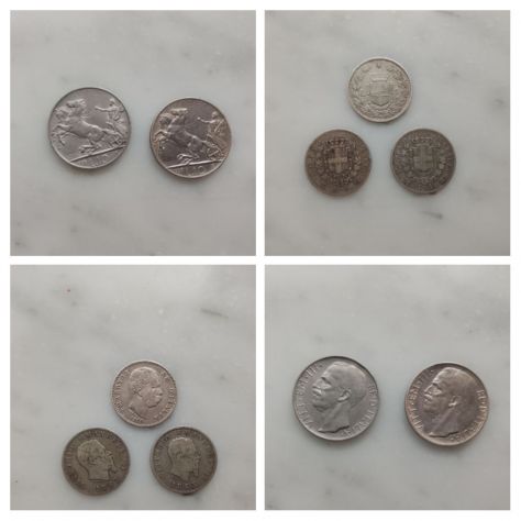 Monete Argento Regno d'Italia e Dal Mondo 500 lire Argento 5 lire Scudo ed altro - Foto 7