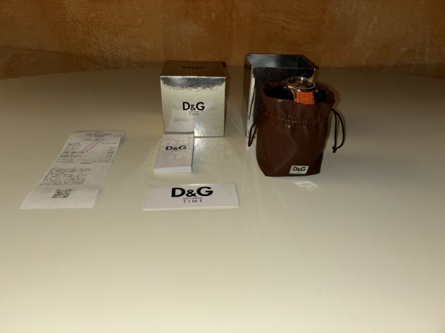 OROLOGIO AL QUARZO CON CRONOGRAFO,DA UOMO,FIRMATO ORIGINALE”D &amp; G:DOLCE &amp; GABB - Foto 2