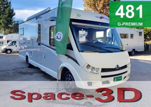 MOTORHOME CARTHAGO DUCATO BASCULANTE MATRIMONIALE GARAGE GEMELLI CLIMATIZZATORE GENERALI CAMPER USATI 481