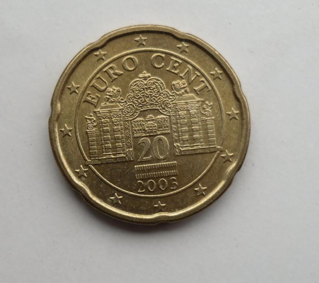 MONETA DA 20 CENTESIMI D'EURO DEL 2003 AUSTRIA NON CIRCOLATI - - Foto 2