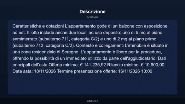 Immobile in asta di 96 m² in vendita a Seregno - Foto 17