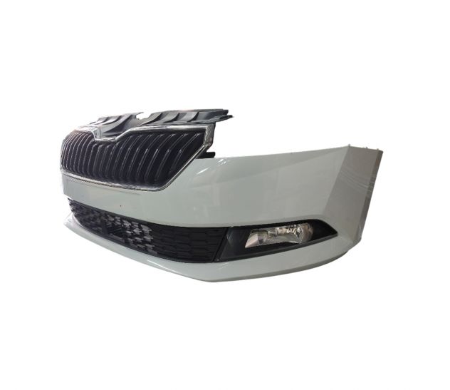 8v0807221f paraurti anteriore Skoda Fabia 2014 con griglia radar - Foto 3