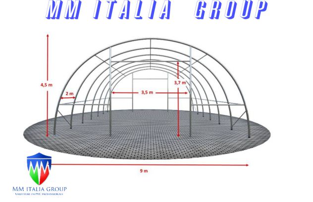 AGRITUNNEL, HANGAR USO DEPOSITO AEREI 9,15 X 12 PROFESSIONALI € 4.390,00 - Foto 8