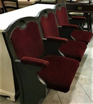 Sedie Cinema Teatro Vintage