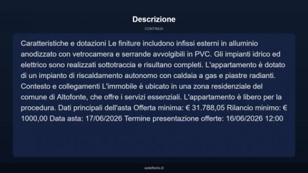 Immobile in asta di 93 m² in vendita a Altofonte - Foto 4