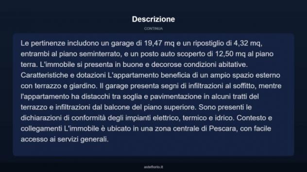 Immobile in asta di 94 m² con più di 5 locali in vendita a Pescara - Foto 5