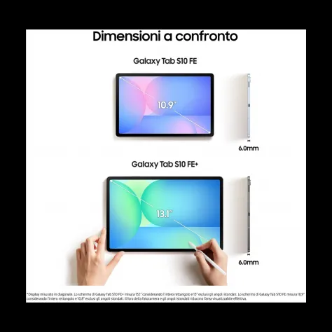Samsung Galaxy Tab S10 FE+ 5G 256 GB+ Book Cover Keyboard, SIGILLATI in GARANZIA - Foto 4