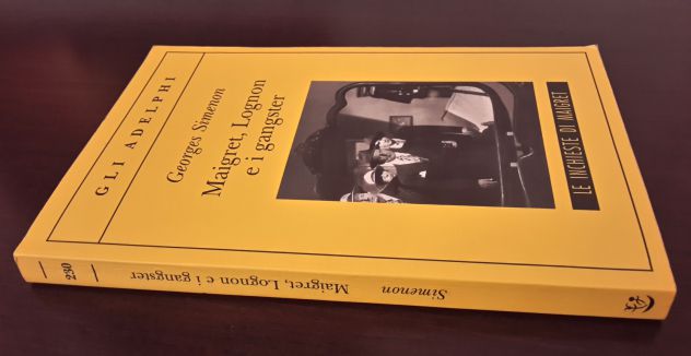 MAIGRET, LOGNON E I GANGSTER, GEORGES SIMENON, GLI ADELPHI 2009. - Foto 4