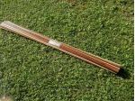 Aste cornici in legno finitura radica