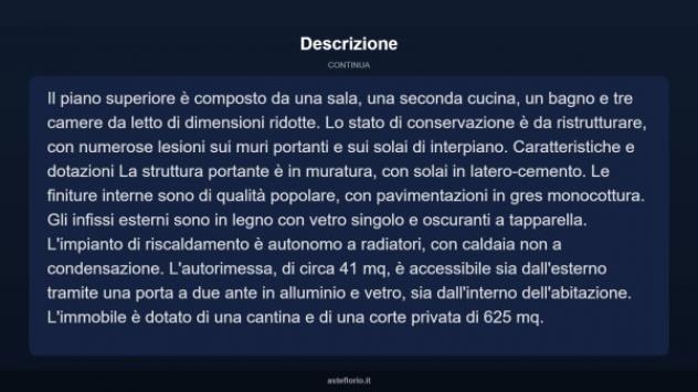 Immobile in asta di 177 m² con più di 5 locali e box auto in vendita a Falerone - Foto 17