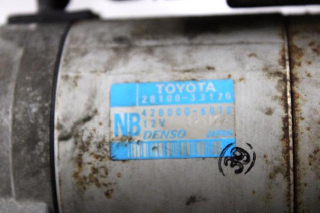 28100-33120 MOTORINO AVVIAMENTO SUBARU TREZIA 1.4 D 66KW AUT 5P (2011) RICAMBIO USATO 428000-6070 - Foto 7