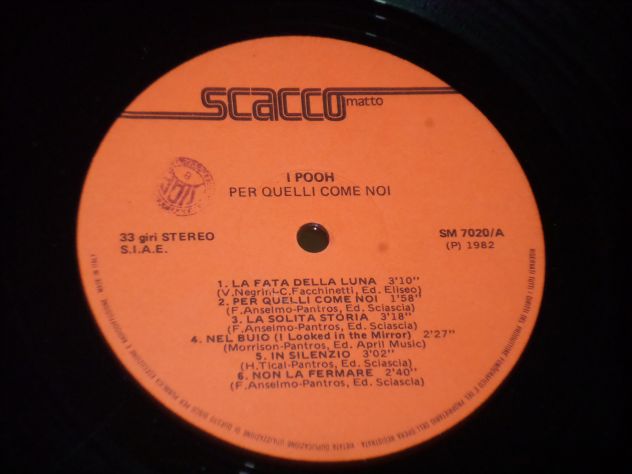 POOH - Per Quelli Come Noi - LP / 33 rpm 1966 Italy - Foto 3