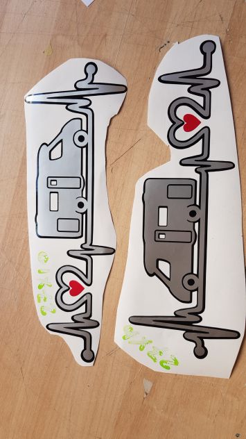 6 Adesivi Auto A Forma Di Cuore I Love You Drive Safe Per Specchietto Retrovisore, In PVC Impermeabile E Antigraffio, Facile Applicazione
