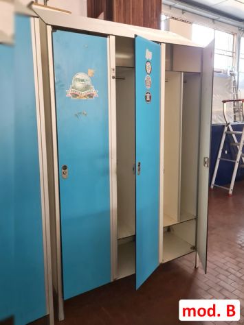 2 armadi per guardaroba spogliatoi usati - Foto 3