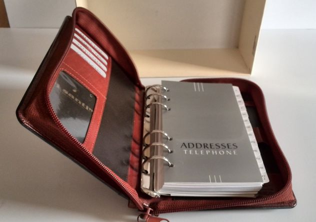 Agenda Organizer in Pelle "I Santi"