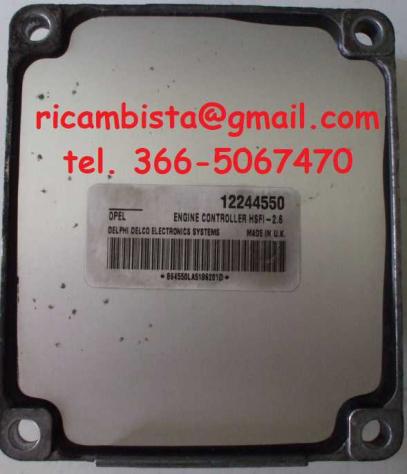 12244550 Opel Astra G 1.4 centralina motore - Foto 2