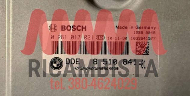0281017021 BMW X5 E70 centralina motore 8510841