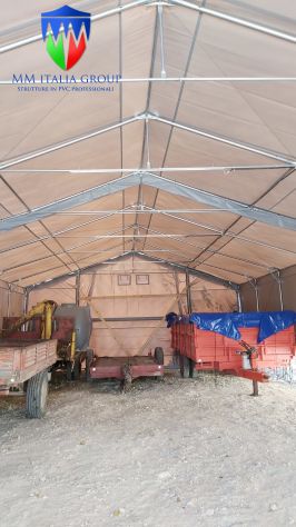 Tendostrutture Coperture 6 x 12 x 3,0/4,09 mt. nelle Marche - Foto 6