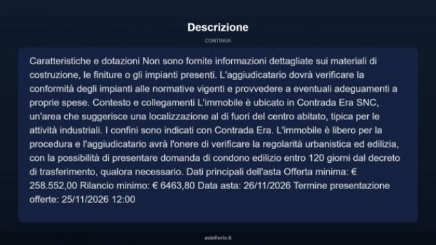 Immobile in asta di 3000 m² in vendita a Montemesola - Foto 3