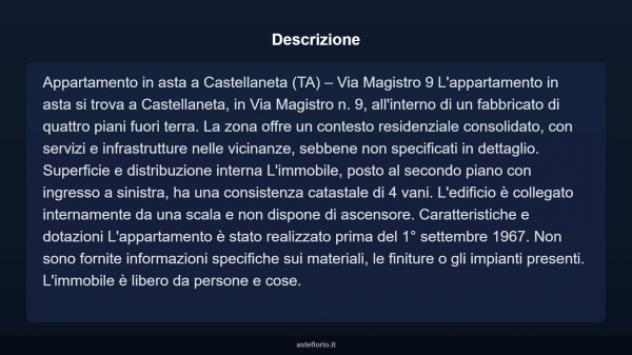 Immobile in asta di 60 m² in vendita a Castellaneta - Foto 18