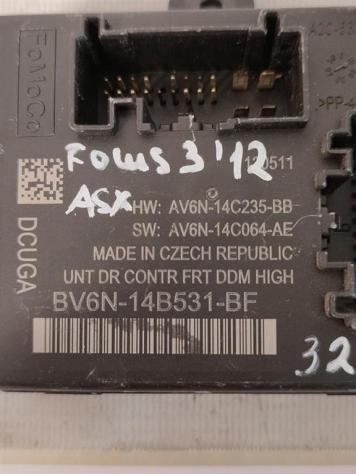 CENTRALINA PORTA SX GUIDA FORD Focus Berlina 3° Serie BV6N-14B531-BF (0408) - Foto 2