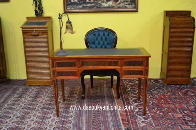 Scrivania da centro cm. 120 cm. stile Luigi XVI - Foto 8