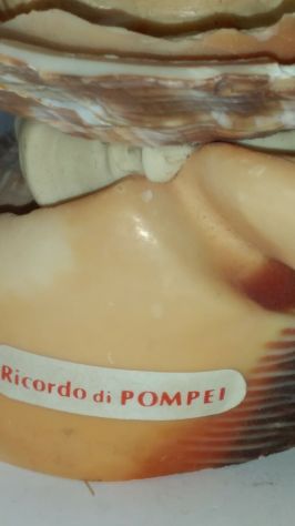 ARTE SACRA - MODONNA DI POMPEI IN CONCHIGLIA EPOCA ANNI 50 - Foto 3