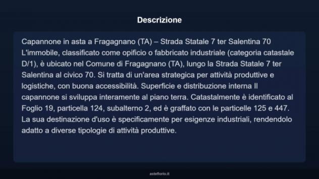 Immobile in asta di 2000 m² in vendita a Fragagnano - Foto 6