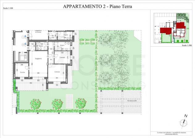 trilocale al piano terra con giardino privato - Foto 2