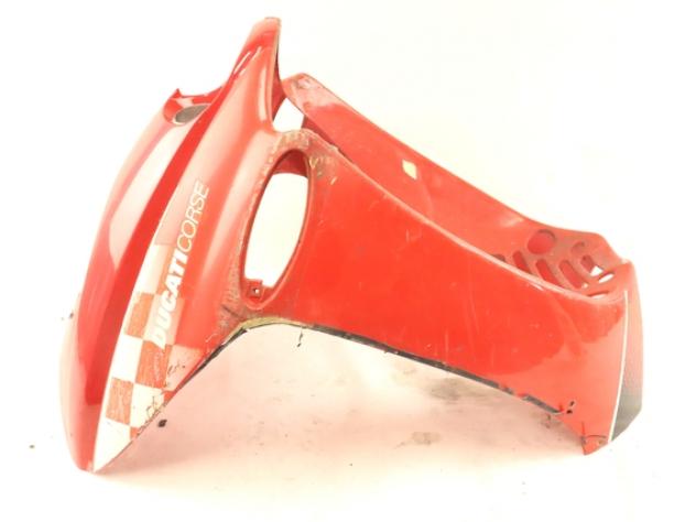 MALAGUTI F15 FIREFOX 50 06612591 CARENA SCUDO ANTERIORE FRONT SHIELD CON GRAFFI ATTACCHI DANNEGGIATI - Foto 4