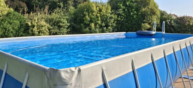 Piscina fuoriterra grande Laghetto 8x4 completa di tutto, usata - Foto 7