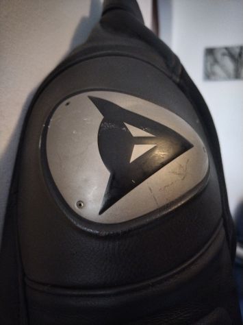 Giacca in pelle nera Dainese - Foto 6