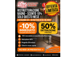Ristrutturazione bagno con sconto in fattura 10% entro fine mese