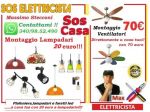 Montaggio lampadario Roma Parioli