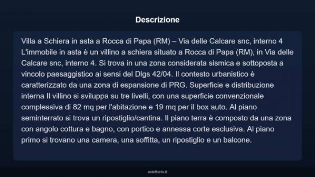 Immobile in asta di 82 m², box auto in vendita a Rocca di Papa - Foto 5