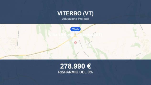 Immobile in asta di 239 m² con più di 5 locali in vendita a Viterbo