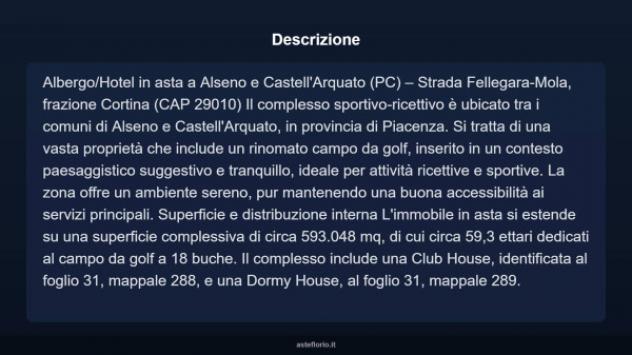 Immobile in asta di 593048 m² in vendita a Castell'Arquato - Foto 4