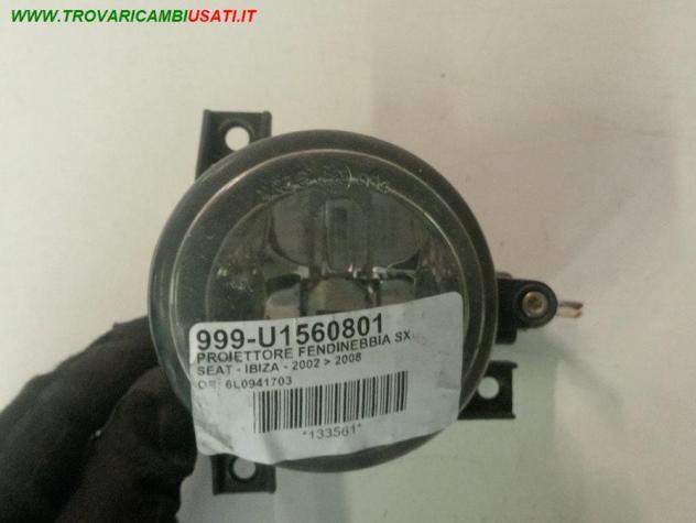 PROIETTORE FENDINEBBIA SX 999-U1560801 Parti elettriche  Fanaleria  Fendinebbia  Fendinebbia dx. SEAT - CORDOBA - 2003  2009, SEAT - IBIZA - 2002  200