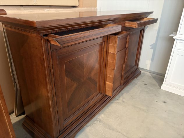 NUOVA CREDENZA MASSELLO 2 ANTE 6 CASSETTI FINITURA BASSANO - Foto 10