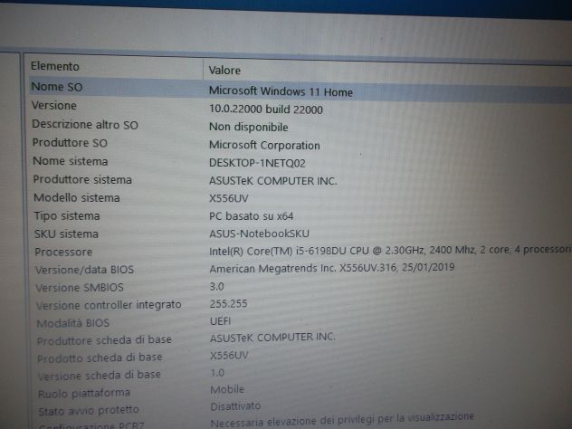 NOTEBOOK  ASUS K556UV  CORE I5-4GB+500GB-WINDOWS 11 - Foto 2