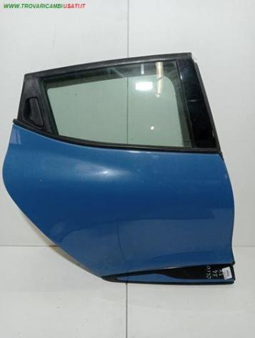PORTA POST. DX AZZURRO PAST. CON AL  SE 999-U1310685 Carrozzeria  Lamierati esterni  Porte  Porta post. dx. RENAULT - CLIO IV  01-10-2012 - 2019