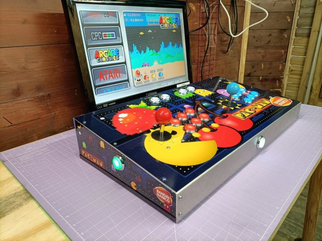 Arcade Stick Console Plancia 2 Players Artigianale - Foto 3