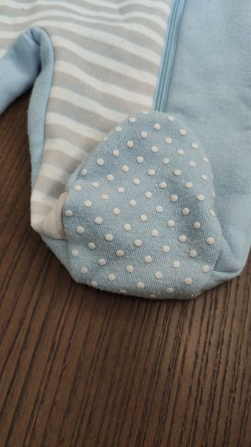 Tutina neonato azzurra 6 mesi nuova - Foto 2