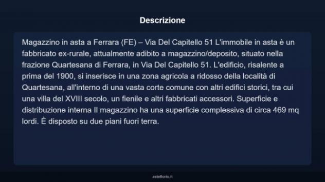 Immobile in asta di 469 m² in vendita a Ferrara - Foto 3